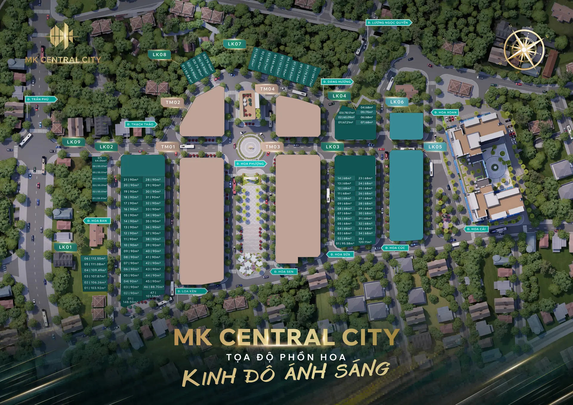Mặt bằng MK Central City