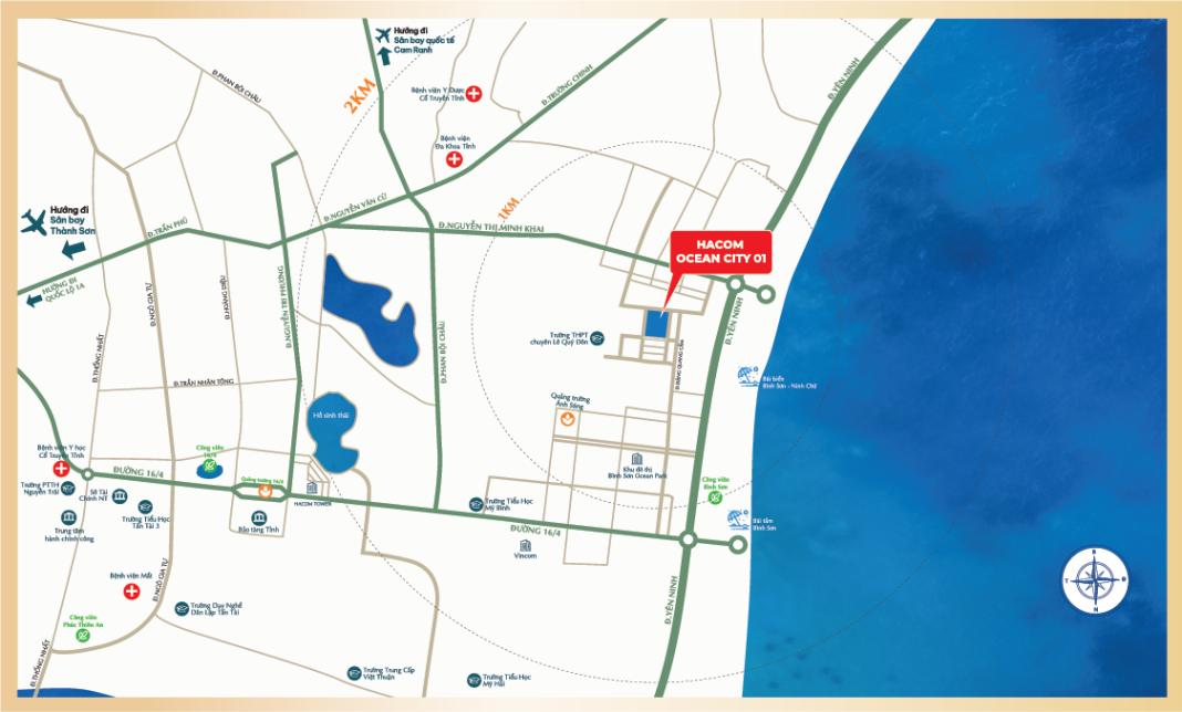 Vị trí Hacom Ocean City Vị trí Hacom Ocean City