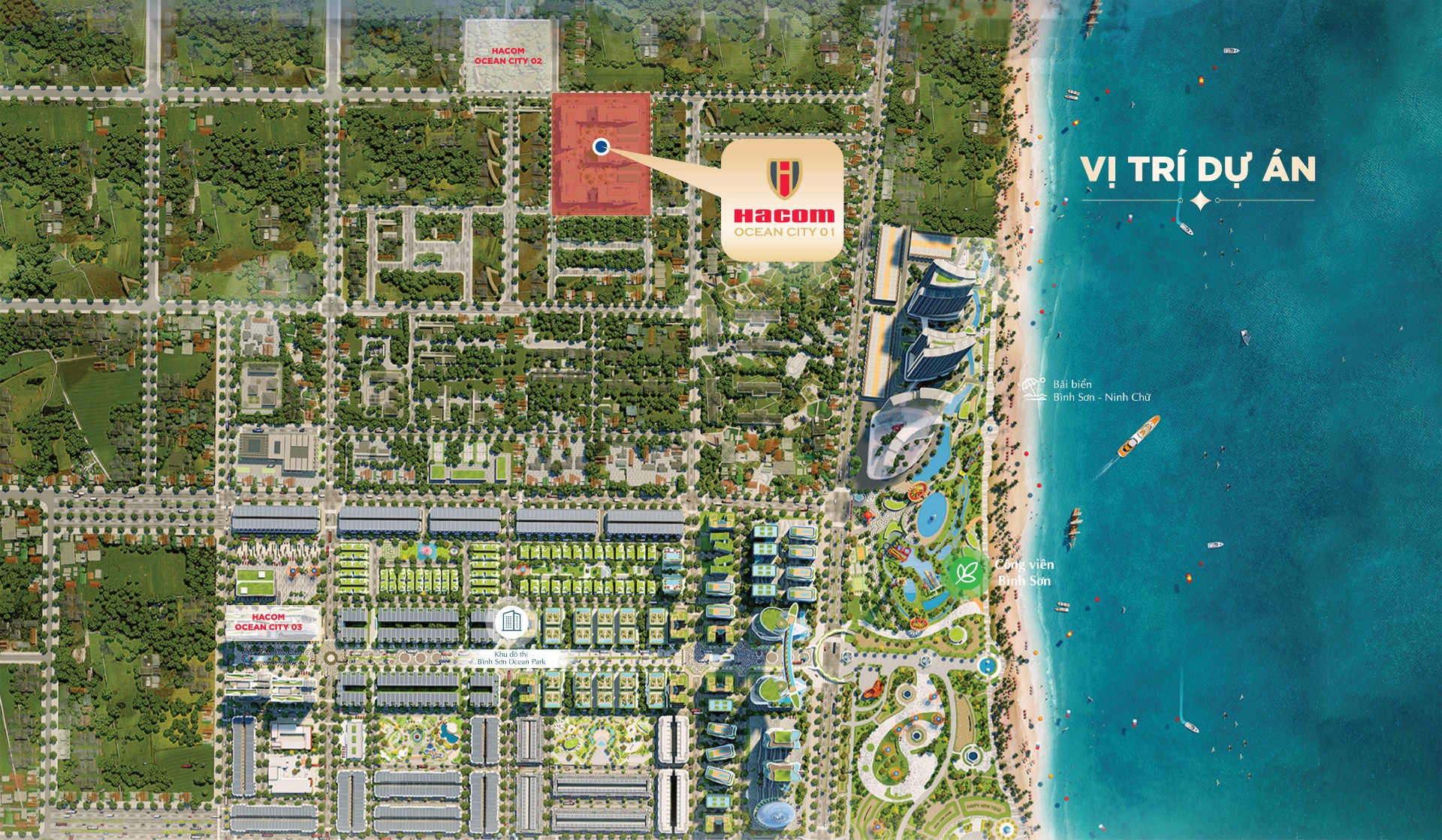 Vị trí Hacom Ocean City