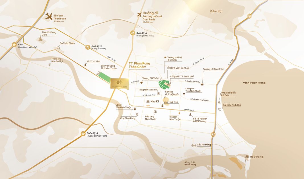 Vị trí MK Central City Vị trí MK Central City