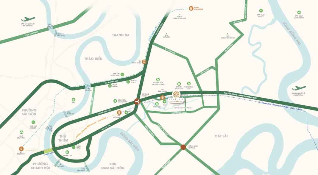 Vị trí Senturia An Phú